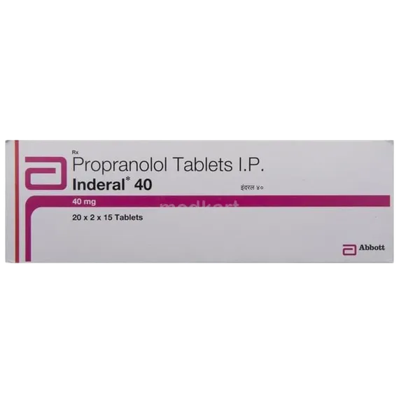 inderal 40mg tablet 15's